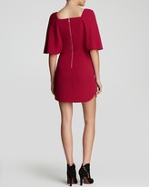 Thumbnail for your product : Trina Turk Dress - Bryce Flutter Sleeve Crepe Shift