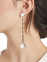 Thumbnail for your product : Vhernier Pan Di Zucchero Sunflower Quartz, Mother-Of-Pearl & 18K Rose Gold Drop Earrings