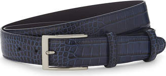 Elliot Rhodes Caribe crocodile-effect leather belt