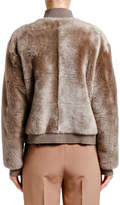 Thumbnail for your product : Giorgio Armani Reversible Cashmere & Shearling Bomber Jacket