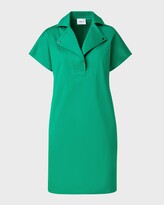Thumbnail for your product : Akris Punto Short-Sleeve Gabardine Polo Shirtdress