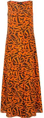 Aspesi orange silk dress