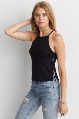 American Eagle Outfitters AE First Essentials Lace-Up Side Cami