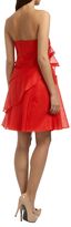 Thumbnail for your product : Ariella Red amelia silk organza short dress