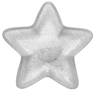 Maxwell & Williams Stellar Glitter Star Dish 29cm Silver