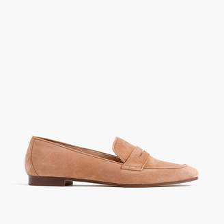 J.Crew Charlie penny loafers in suede