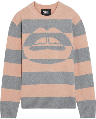 Markus Lupfer Dani Intarsia Wool Sweater - ShopStyle Knitwear