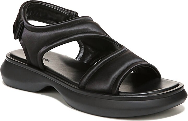 Women's Fresca Satin Sandal In Black