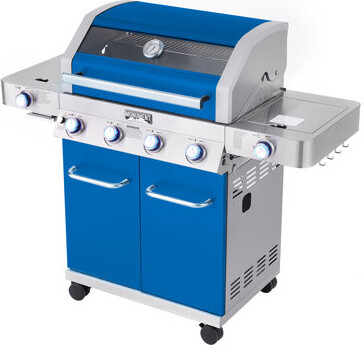 Monument Grills 35633 Colorful 4-Burner Liquid Propane 72000 BTU Gas Grill Stainless with Infrared Side BurnerHoliday gift