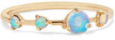 Thumbnail for your product : Wwake Four Step 14-karat Gold Opal Ring