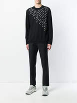 Thumbnail for your product : Fendi embroidered pullover