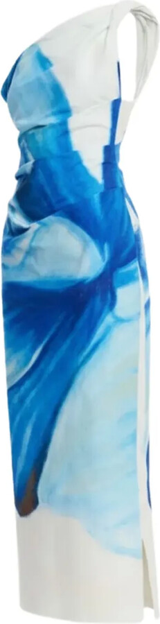 Significant Other Olea one-shoulder floral dress