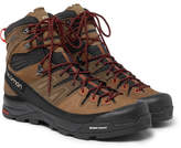Thumbnail for your product : Salomon X Alp High Nubuck And Gore-Tex Hiking Boots