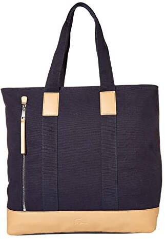 lacoste bag navy blue