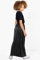 Thumbnail for your product : boohoo Girls Pleated Maxi Skirt