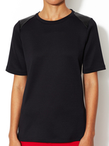 Thumbnail for your product : Pink Tartan Contrast Shoulder Top