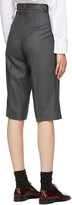Thumbnail for your product : Maison Margiela Blue Wool Houndstooth Shorts