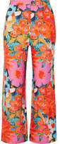 Thumbnail for your product : Mara Hoffman Arlene Floral-print Tencel And Linen-blend Flared Pants