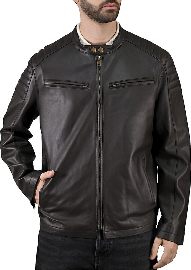 Frye Leather Racer Jacket