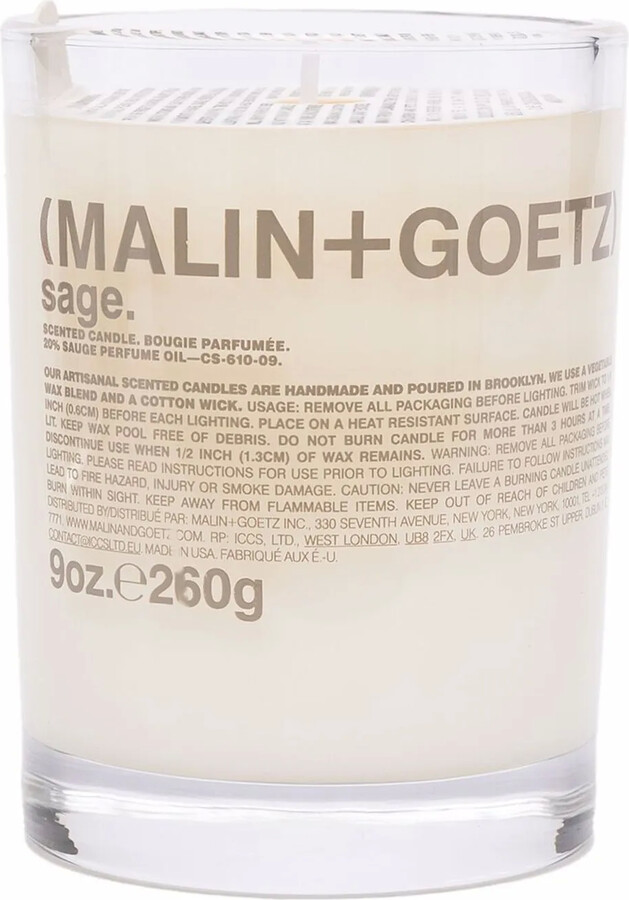 Malin+Goetz Sage glass candle