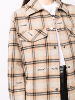 Thumbnail for your product : Off-White Logo-Detail Check Flannel Shirt