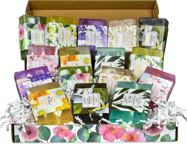 Lovery Handmade Soap Set 8 Piece Variety Pack Luxury Bath Soap Gift