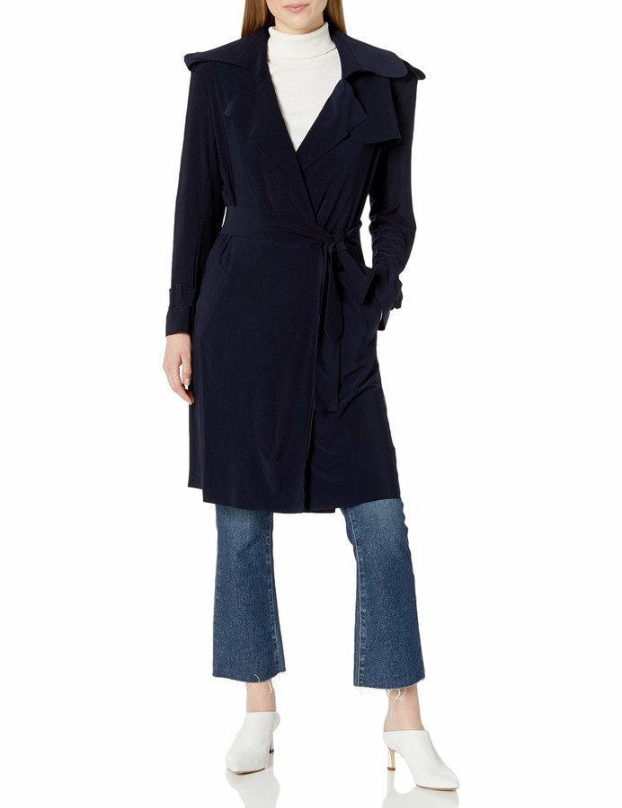 Norma Kamali Women's Double Breasted Trench Wrap Dress - ShopStyle
