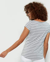 Thumbnail for your product : Premise Striped Boatneck Top