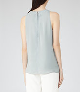 Thumbnail for your product : Reiss Leondas Pleat And Chain Detail Top