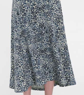 Polo Ralph Lauren Floral cotton jersey midi dress