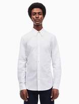 Thumbnail for your product : Calvin Klein slim fit embroidered shirt
