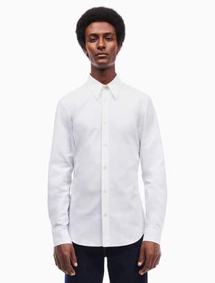 Calvin Klein slim fit embroidered shirt