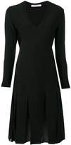 Thumbnail for your product : Givenchy pleated skirt V-neck dress