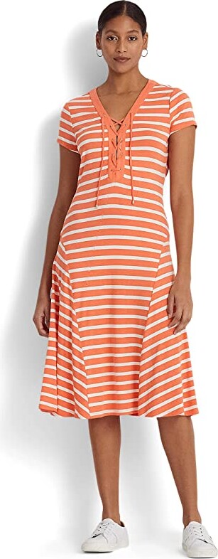 Lauren Ralph Lauren Women's Orange Dresses | ShopStyle