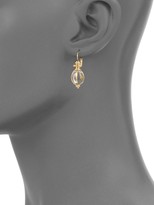 Thumbnail for your product : Temple St. Clair Classic Rock Crystal & 18K Yellow Gold Amulet Drop Earrings