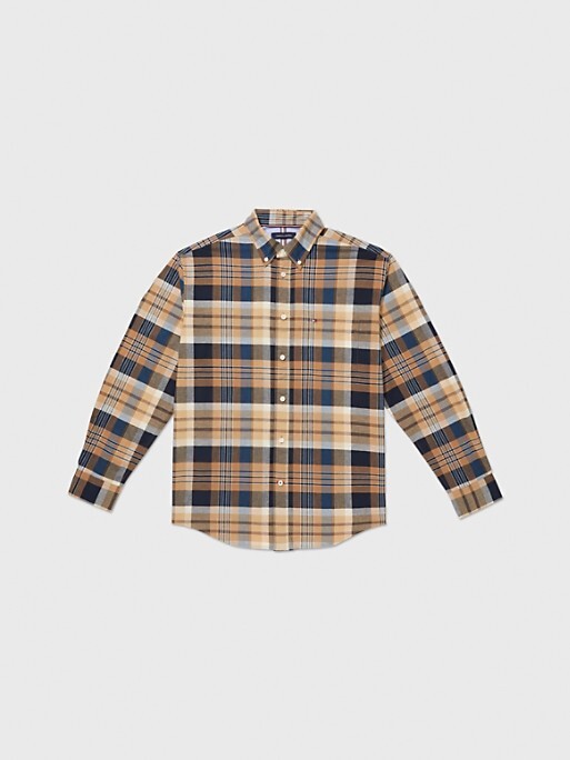 Tommy Hilfiger Custom Fit Essential Check Shirt - ShopStyle