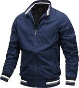 Thumbnail for your product : Panegy Men's Casual Stylish Jacket Lightweight Summer Jacket Coat White Size M