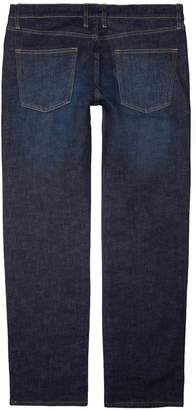 DSTLD Mens Straight Jeans in Six-Month Dark Worn