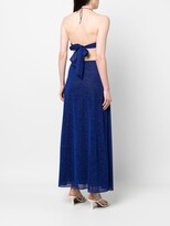 Thumbnail for your product : Oseree Cut-Out Metallic-Threading Dress