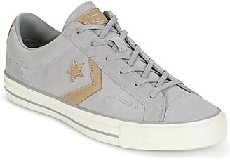 converse leather grey