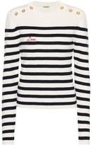 Thumbnail for your product : Miu Miu Striped wool sweater