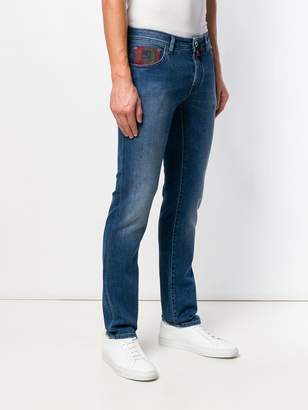 Jacob Cohen faded slim fit jeans