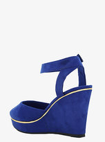 Thumbnail for your product : Torrid Faux Suede Peep Toe Wedges (Wide Width)