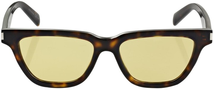 Ysl Sl 462 Round Acetate Sunglasses Luisaviaroma Women Accessories Sunglasses Round Sunglasses 
