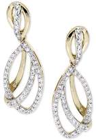 Thumbnail for your product : Macy's Wrapped In Love Diamond Drop Earrings (1/2 ct. t.w.) in 14k Gold, Created for