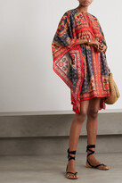 Thumbnail for your product : Gucci Button-detailed Printed Cotton Kaftan