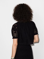 Thumbnail for your product : Melissa Odabash Off-Shoulder Embroidered Cropped Blouse