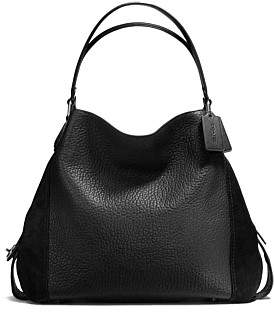 Coach Edie Shoulder Bag 42 In Mixed Leathers