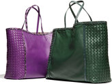 Thumbnail for your product : Bottega Veneta Medium Snake & Napa Tote Bag, Purple