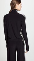 Thumbnail for your product : Norma Kamali Side Stripe Turtle Track Jacket